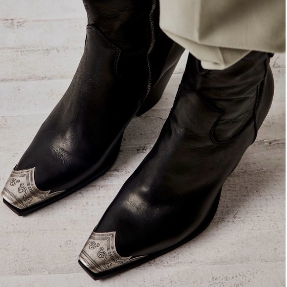 Brayden Western Boot - Free People - Genuine Leather - Picture 1 of 5